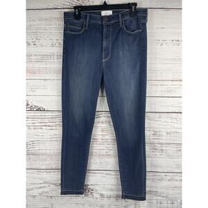 Parker Smith Jeans Womens 10 Blue Skinny 27 Inseam High Rise Stretch Denim Pants